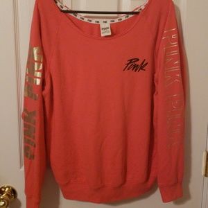 PINK coral pull over